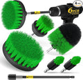 Holikme 6Pack Drill Brush Power Scrubber Cleaning Brush Extended Long by Holikme