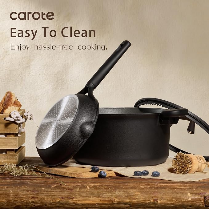 CAROTE 28PCS Pots and Pans Set, Nonstick Cookware Set Kitchen Non Stick - Image 6