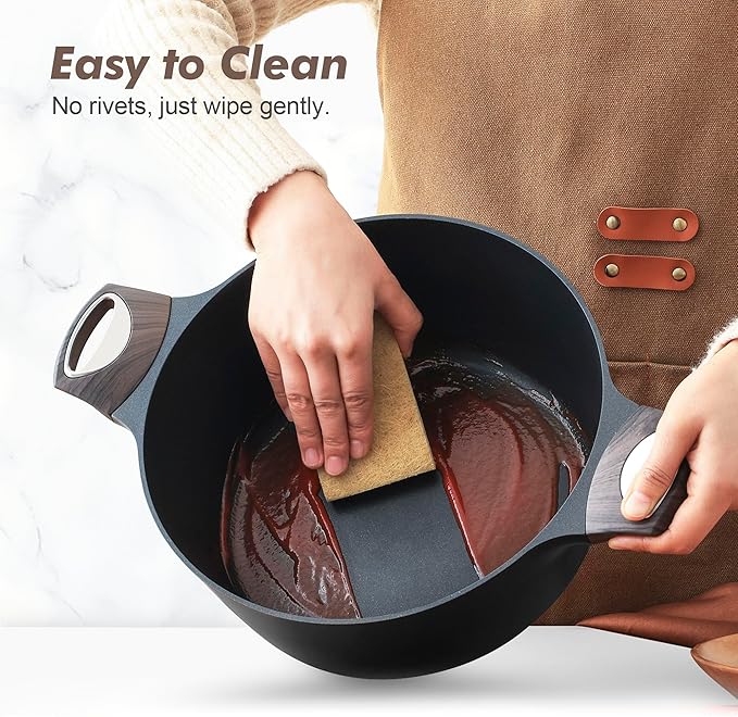 SENSARTE Pots and Pans Set Non stick, Non toxic Healthy Induction Cookware Sets - Image 5
