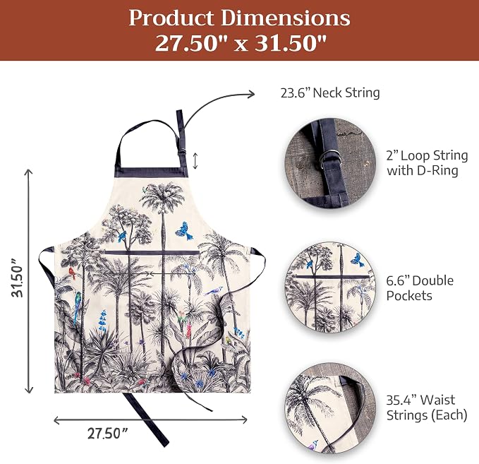 Maison d' Hermine 100% Cotton Apron - Image 7