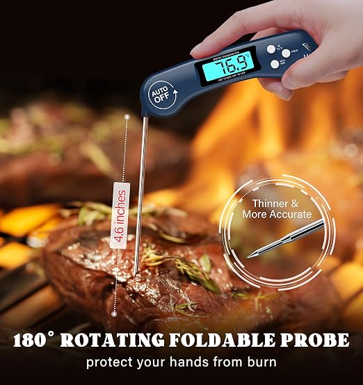 DOQAUS Digital Meat Thermometer, Instant Read Food Thermometer - Image 3