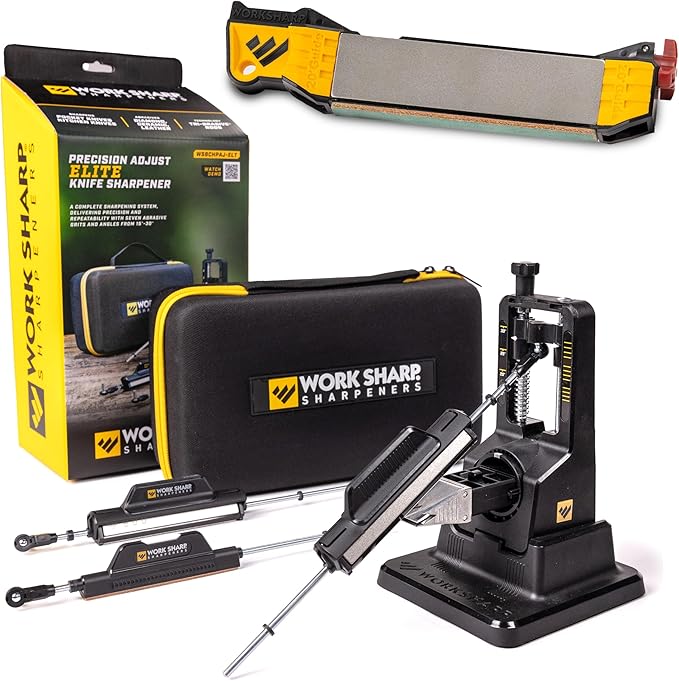 Work Sharp Precision Adjust Elite Set Knife Sharpener value combo bundle by WorkSharp