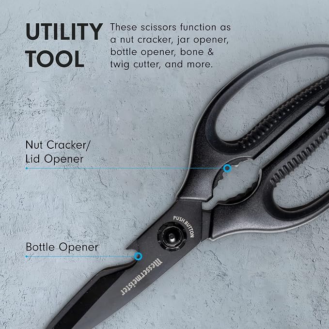 Messermeister 9-Inch Push Button Take-Apart Shears - Image 5