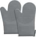 Hovico Silicone Oven Mitts, Heat Resistant 500F Kitchen Mitts 2PCS, 11.6" by Hovico