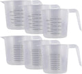 U.S. Kitchen Supply Plastic Measuring Cups - 8 oz Liquid Measuring Cup Set of 6 by USKitchenSupply