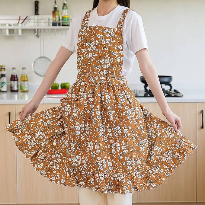 Pinknoke Vintage Pinafore Apron Dress - Image 8