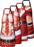 Geetery 4 Pcs Chicken Aprons for Women Rooster Print Apron Waterproof by Geetery