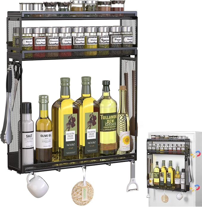 Docnest 3 Tier Magnetic Spice Rack by DocNest