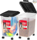 IRIS USA Dog Food Storage Container, 2 Pack, Airtight Seal by IRISUSA