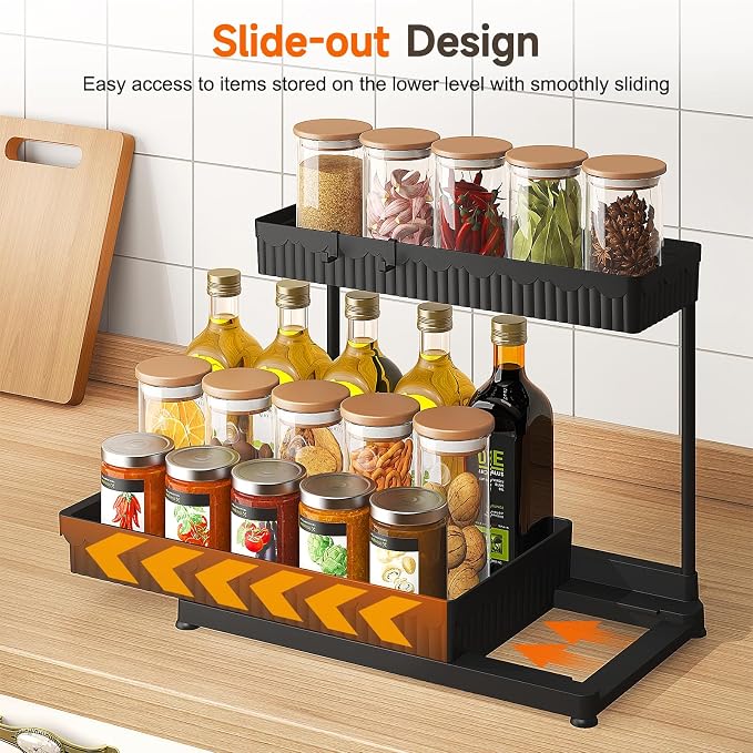 Sevenblue 3 Pack Multi-Purpose Under Sink Organizers and Storage, 2026 L-Shaped - Image 3