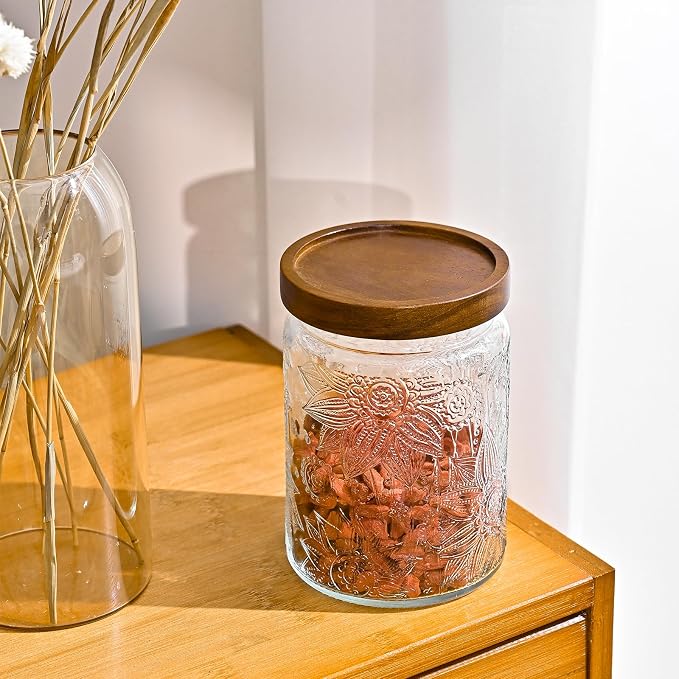 Adodeen 24oz Vintage Glass Canister - Image 7