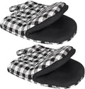 1 Pair Short Oven Mitts by Qulable