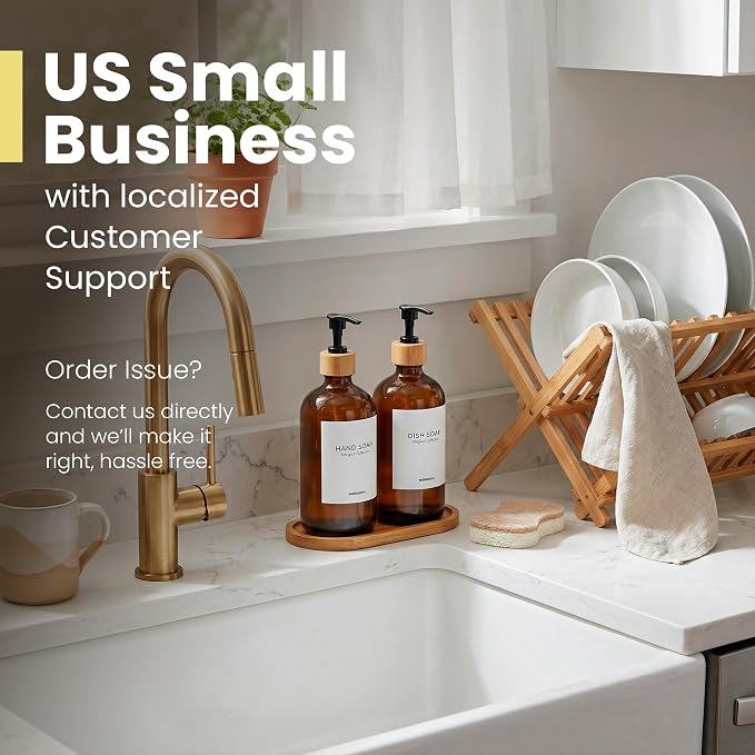 MaisoNovo Glass Dish Soap Dispenser - Image 3