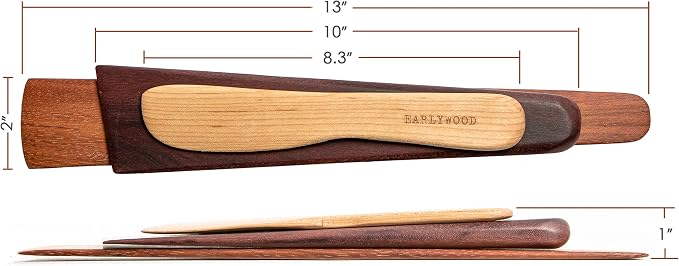3-Piece Wooden Kitchen Cooking Utensil Set - Image 3