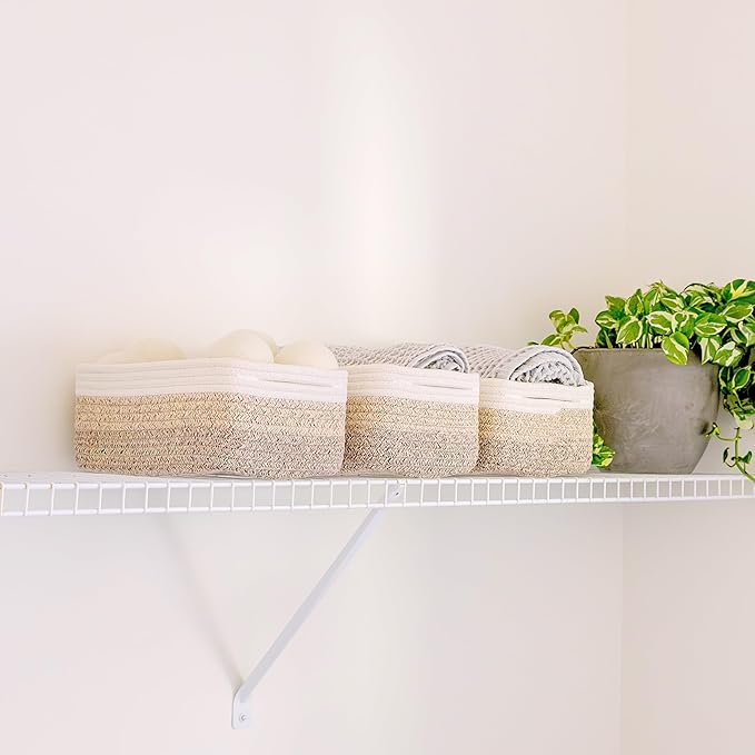NaturalCozy 11.8"x8"x4.5” Storage Baskets - Image 8