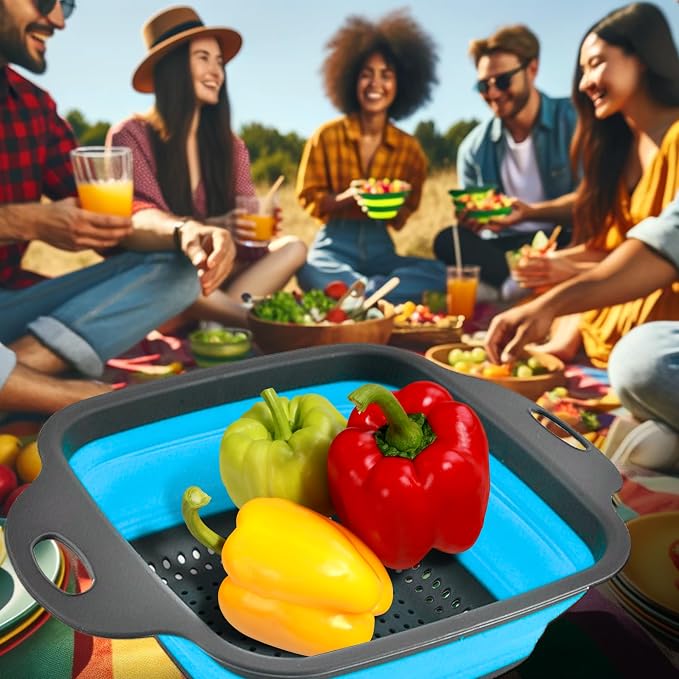 Square Collapsible Colander - Image 8