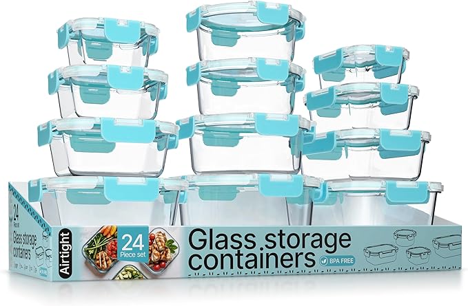 Bakken Borosilicate Glass Food Storage Containers by BAKK%C3%8BNMASTER