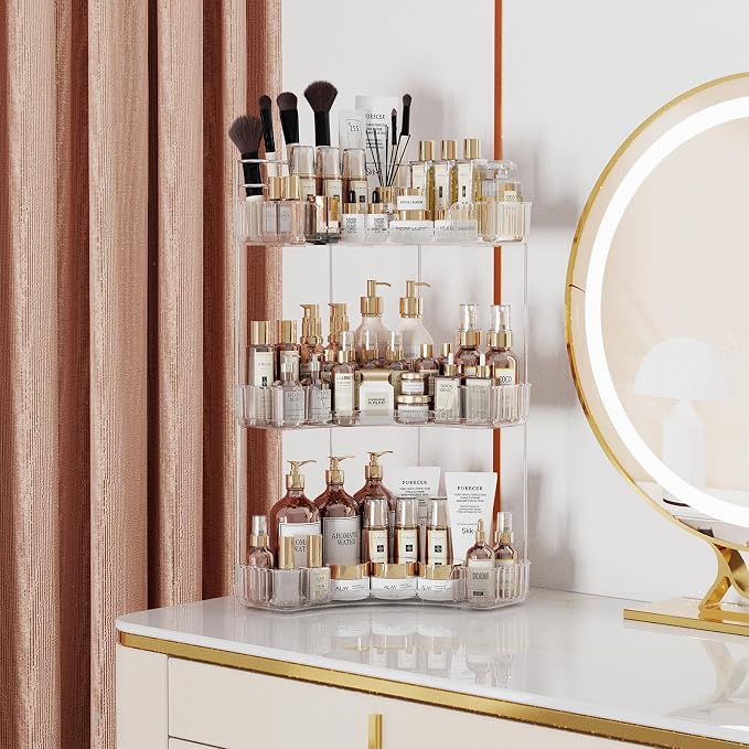 Asayuee 3-Tier Corner Bathroom Counter Organizer - Image 4