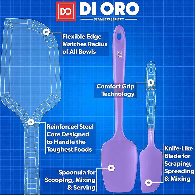 DI ORO Silicone Spatula Set - Image 4
