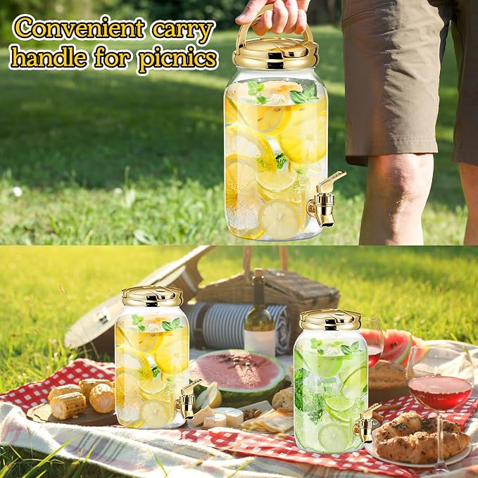 Tanlade 3 Pcs Plastic Drink Dispenser - Image 3