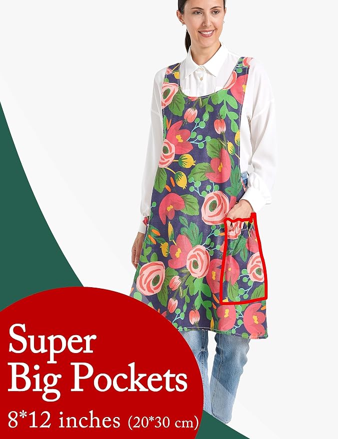 Cozy Adjustable Cross Back Aprons - Image 2