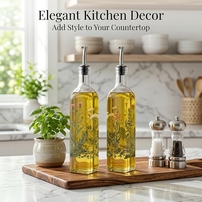 Topadorn 17 oz Olive Oil Dispenser Bottle Set - Image 6