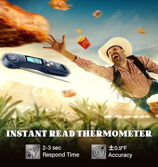 DOQAUS Digital Meat Thermometer, Instant Read Food Thermometer - Image 2