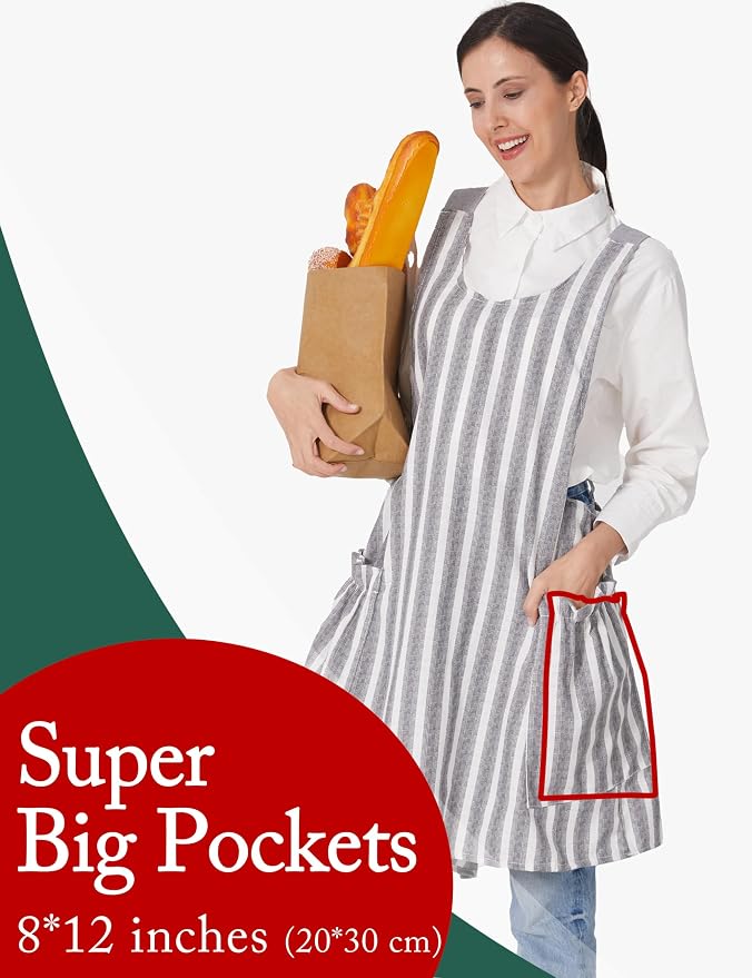 Cozy Adjustable Cross Back Aprons - Image 2