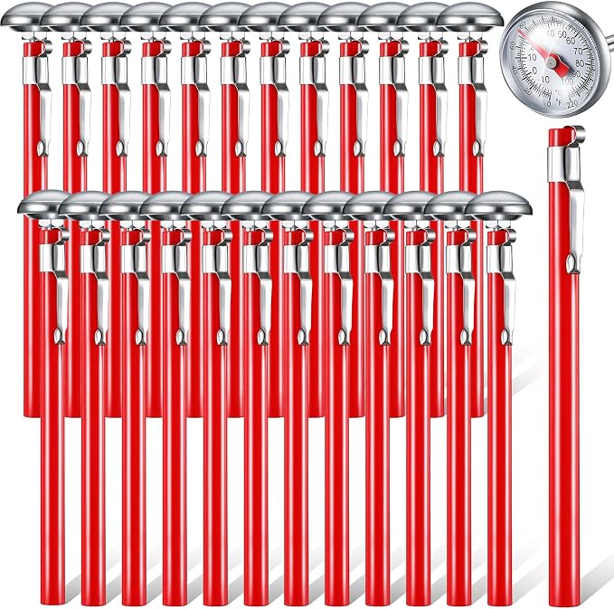 Xuhal 24 Pcs Stainless Steel Kitchen Thermometer by Xuhal