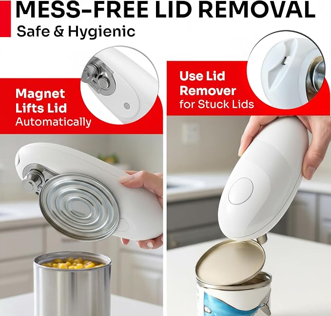 MUELLER HOME SmoothEdge Auto Electric Can Opener – Battery‑Operated One‑Touch w - Image 5