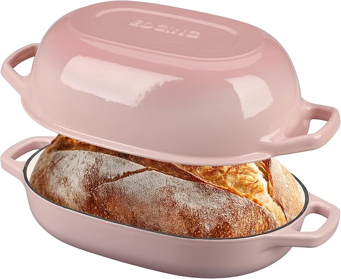 EDGING CASTING Enameled Cast Iron Oval Dutch Oven Pot - Image 3