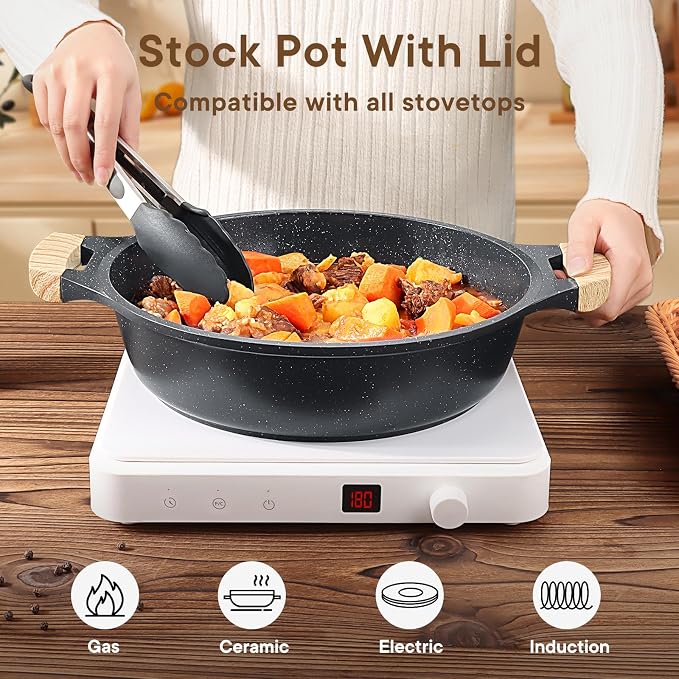 GiPP 4QT Nonstick Stock Pot - Image 4