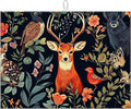 Vintage Deer Dish Drying Mat for Kitchen Counter Wild Animals Drying Pad by MOUNTANLLY