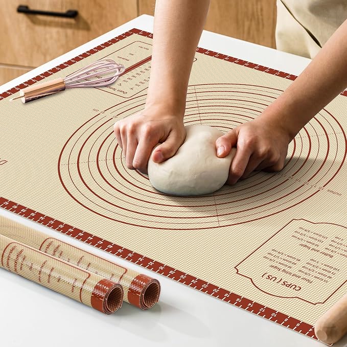 Silicone Baking Mat, Reusable Food Grade Silicone Counter Mat by DANIADEAN