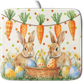 Giwawa Easter Bunny Dish Drying Mat Eggs Carrot Dishes Drainer Pad Absorbent by Giwawa