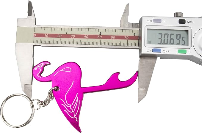 SWATOM Pink Flamingo 6PCS Bottle Opener Keychain Beer Openers Tool Key Chain - Image 7