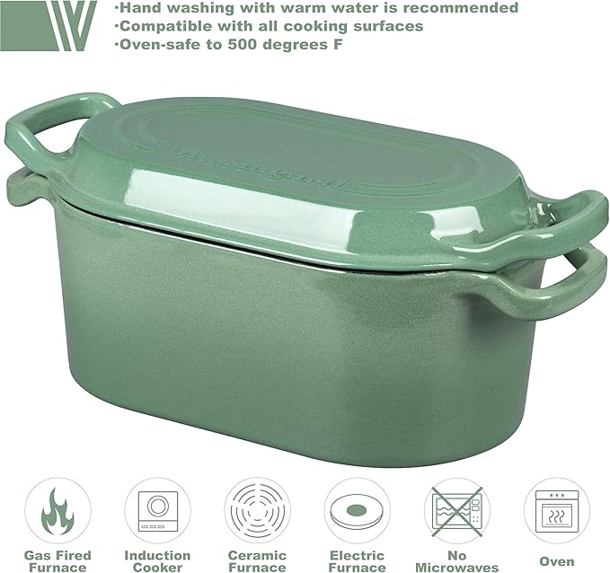 VORRINGARD Oval Dutch Oven Pot - Image 3