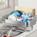 Ewaiira Dish Drying Rack, 304 Stainless Steel Dish Racks by EwaiiraHomeStorageOrganizer