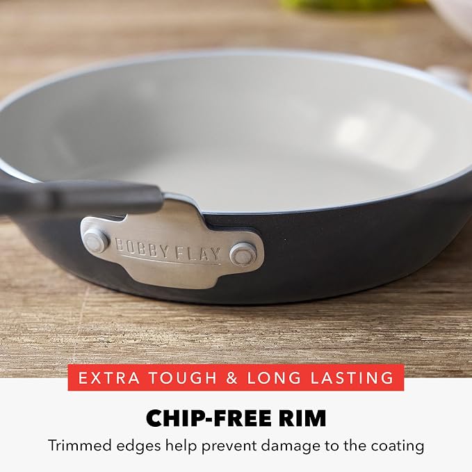 GreenPan x Bobby Flay 8" Nonstick Frying Pan Skillet, PFAS-Free Diamond Ceramic - Image 8