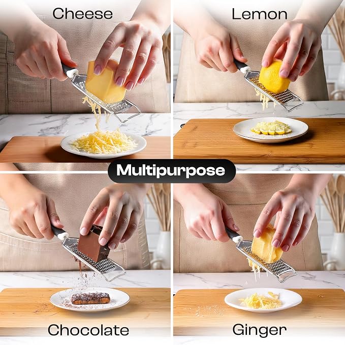 Handheld Cheese Grater & Cheese Shredder – Stainless Steel, Rust-Proof - Image 6