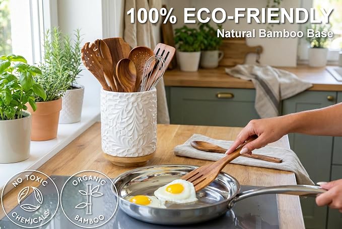 Extra Large 360° Rotating Utensil Holder - Image 5