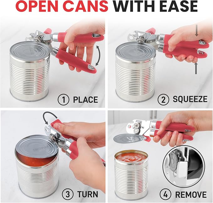 Zulay Kitchen Heavy Duty Stainless Steel Can Opener Manual - Image 6