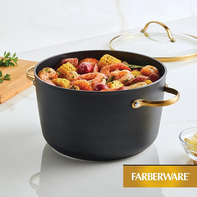 Farberware Forged Induction Ceramic Nonstick Cookware Stockpot - Image 8