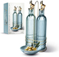 COOK WITH COLOR Glass Olive Oil Bottle Dispenser by CookwithColor