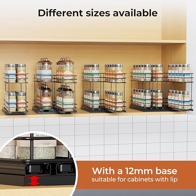 Mystozer Pull Out Spice Rack Organizer - Image 5