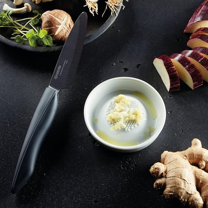 Kyocera 3.5" Ceramic Ginger & Garlic Grater, Small – Fine Zester - Image 2