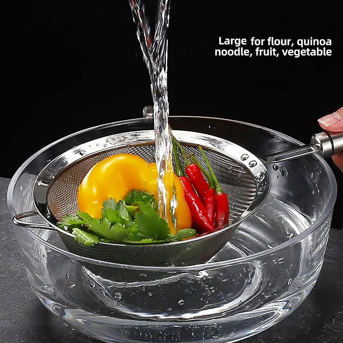 Stainless Steel Fine Mesh Strainers - Image 4