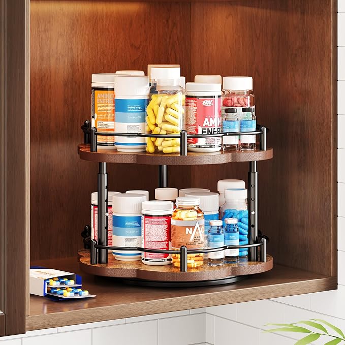 Spice Rack Lazy Susan Organizer - Image 8
