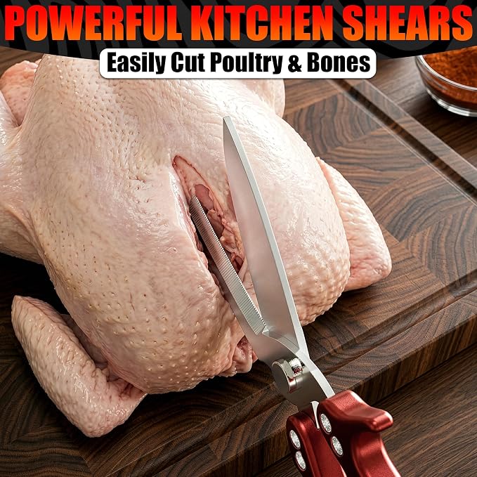 4-in-1 Kitchen Shears Heavy Duty - Image 6