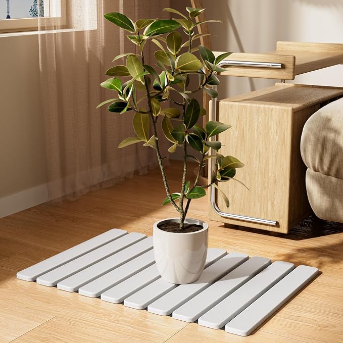 Foldable Stone Bath Mat, Quick Dry Stone Drying Mats - Image 8